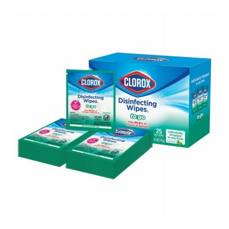 Clorox 25PK Clorox Wipes To Go 60092